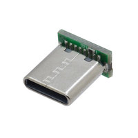 SMT USB 3.0 Typ C Stecker mit Leiterplatte 16 Pin 2 Pad Durchsteckmontage SMD Vertikaler Rechtwinkliger Stecker 3A/5A Strom Schnelles Laden