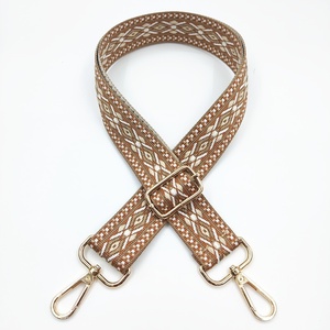 Nouvelle Sangle Large Jacquard Colorée en Forme <span class=keywords><strong>de</strong></span> Diamant <span class=keywords><strong>de</strong></span> 3,8 cm pour Sacs à Bandoulière Femme, Longue Sangle en Polyester Coton Léger - Product Image 3