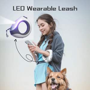 Correa Retráctil para Perros Elecpet de 3 Metros con Luz LED, Recargable Automáticamente, <span class=keywords><strong>Flexible</strong></span>, para Cachorros, Gatos y Perros Grandes - Product Image 2