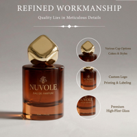 Flacon de parfum de haute qualité 30 ml, flacons de parfum vides en verre ambré 50 ml 100 ml avec emballage boîte – Fabricant