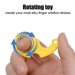 Spinner de poche en alliage de zinc, amusant, anti-anxiété, anti-stress, spinner Karambit Ninja pour clés - Product Image 5