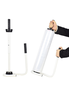 Plastic Film Roll Packing Pre <b>Stretched</b> Portable Dispenser Wrapping Hand Tools Manual Film Carton Wrapper Paper Wrapping <b>Machine</b> - Product Image 3