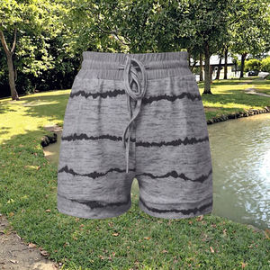 กางเกงขาสั้นกีฬาผู้หญิงไซส์ XS สำหรับฤดูร้อน ลายพิมพ์แบบระเหิด เป็นมิตรกับสิ่งแวดล้อม ระบายอากาศได้ดี ปักลายลำลอง ทรงหลวม เอวกลาง - Product Image 2