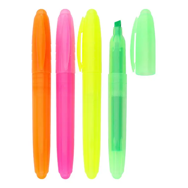 Yüksek kalite ucuz büyük fosforlu kalem çok renkli isteğe bağlı vurgulayıcı AEY1032