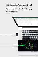 Adaptador USB 3.0 de Alta Velocidad de 5 Gbps, Macho a Hembra Tipo C, Conector USB C para Laptop, para Carga y Transferencia de Datos