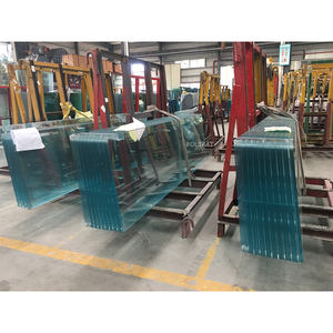 Panneau supérieur en verre trempé transparent de taille personnalisable 180x40cm, épaisseur 1-19mm, pour usage industriel, solaire et salle de bain - Product Image 4