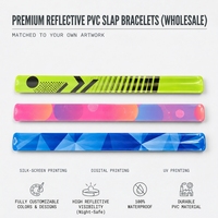 Bracelet claquant personnalisé en PVC Linxu avec impression UV, bracelet réfléchissant pour cadeaux promotionnels et fêtes