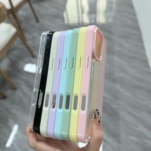 2026อุปกรณ์เสริมโทรศัพท์มือถือแบบ2 in 1ฝาหลัง TPU อะคริลิคแข็งสำหรับ iPhone 11 12 13 <span class=keywords><strong>14</strong></span> 15 16 17 PRO MAX <span class=keywords><strong>เคส</strong></span>ใส - Product Image 4