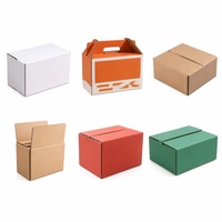 Boîte d'expédition de batterie en carton ondulé RSC à double paroi personnalisée, carton kraft 5 plis, emballage rectangulaire pour le transport de batteries au lithium