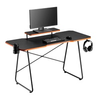 GMD10-1D-escritorio de juegos básico para ordenador, mesa de juegos moderna con Monitor elevador, barato, nuevo diseño, 2023