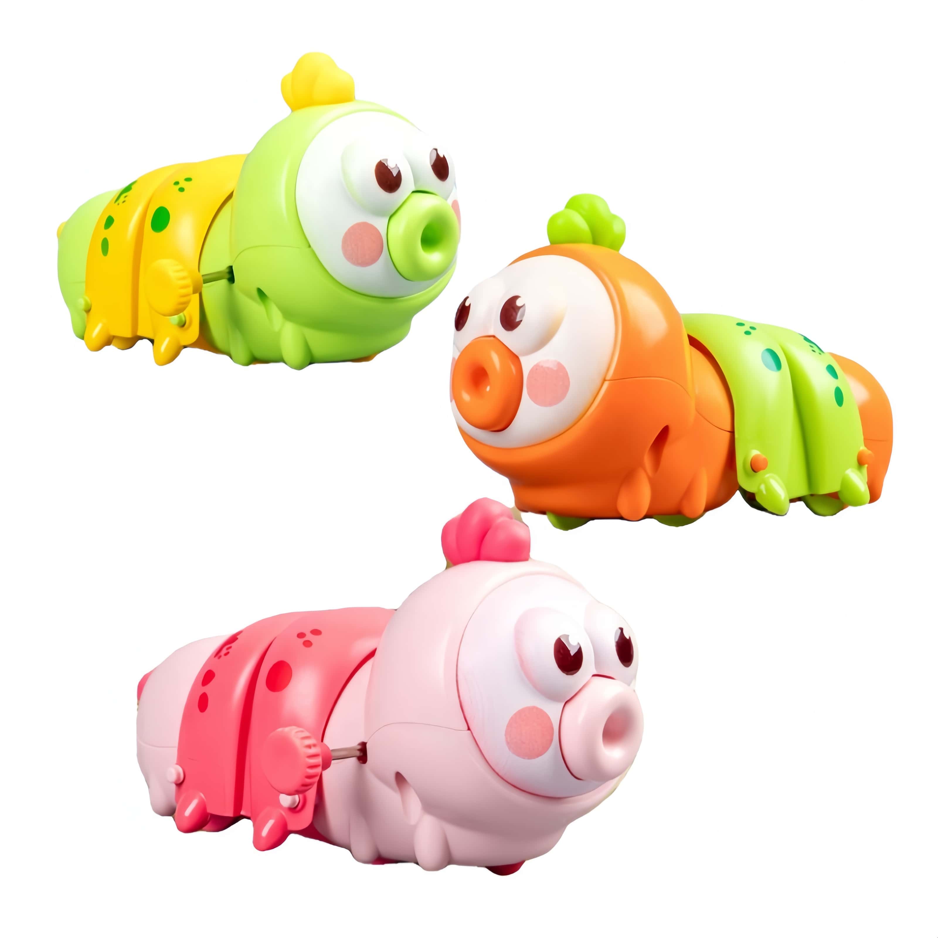 Классическая мультяшная 3D Сочлененная игрушка-гусеница, реалистичные пластиковые игрушки для детей от 2 до 13 лет, унисекс