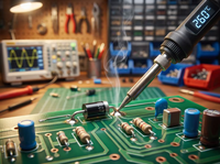 Diodo Rectificador de Silicio Plástico RL102 DO-41 1.0A 100V de Montaje Pasante