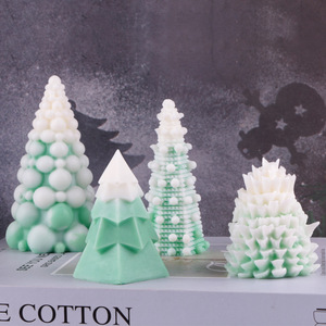 Christmas Tree <b>Candle</b> <b>Mold</b> Silicone DIY <b>Mold</b> For <b>Candle</b> Making Craft Decorations - Product Image 2