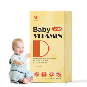 OEM/ODM özelleştirilmiş bebek <span class=keywords><strong>D</strong></span> vitamini damla 400IU (10mcg) bebek ve yürümeye başlayan sıvı takviyesi yardım bebekler ve bebekler kalsiyum absorbe - Product Image 1