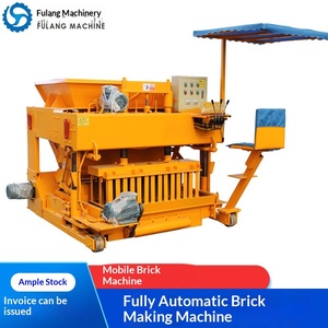 Machine à briques mobile FL6-30 pour le commerce extérieur, personnalisable, pour briques creuses en béton - Product Image 1