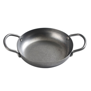 Stainless Steel Frying Pan 14515 Non Stick Flat Bottom Universal For Induction Cookers Retro Style - Product Image 1