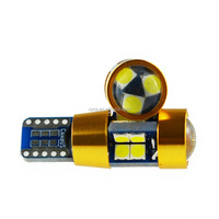 Pièces et accessoires automobiles Ampoule LED de remplacement pour voiture 12V W5W T10 Canbus - Blanc 194/186/19SMD/19LED/3030 Wedge pour éclairage intérieur