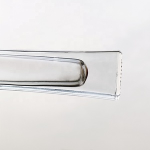 Bouteille en verre vide extra blanche de 750 ml, forme carrée fine et haute, fond lourd, pour spiritueux, 100 ml, avec bouchon, vente en gros RSG - Product Image 4