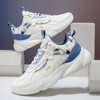 Chaussures de sport respirantes à plateforme pour hommes, tailles 39-44, nouvelle collection, tendance décontractée, vente en gros directe d'usine