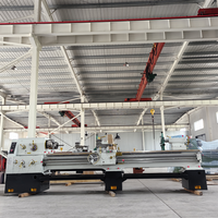 Tour horizontal CNC Yade C6150 de moyenne capacité, 4 porte-outils, capacité de pièce de 3000 mm, vitesse du brocheur 10-1400 tr/min