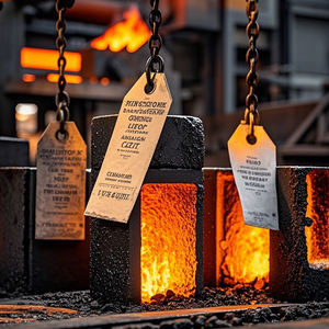 Marcadores industriales de alta temperatura personalizados, etiqueta colgante de vinilo de uso industrial, etiquetado de alta temperatura a prueba de calor, producción personalizada - Product Image 6