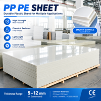 Plaque en plastique PP PE de qualité industrielle, épaisseur 5-50 mm, découpe sur mesure, soudable, pour revêtement de chantier et barrière, vente en gros