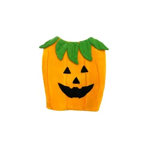 Soft High Quality Halloween Pumpkin Bee Cartoon Polyester Pet Clothes Cheap Fashion Pet Dog Clothes