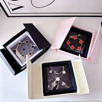 Boîte à bijoux flottante à fermeture magnétique personnalisée, emballage de présentation pour collier et bracelet, boîte cadeau de luxe avec fenêtre transparente