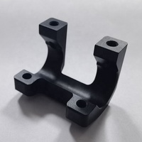 Support par votre conception tour tournant des pièces métalliques pièce de tournage CNC de précision support usiné anodisé noir