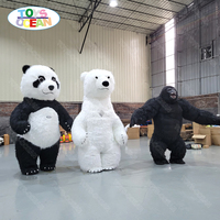 Costumes gonflables pour adultes, modèle d'ours de mariage, mascotte publicitaire, ours polaire, gorille et panda gonflables