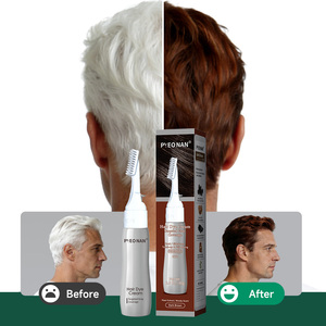 Tinte para el Cabello sin Amoníaco en Tubo, Cobertura Múltiple de Canas, Crema Colorante para el Cabello, Tinte Permanente Negro para Hombres y Mujeres, Venta al por Mayor - Product Image 6