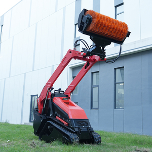 Mini-chargeuse compacte hydraulique V1000 multifonctionnelle pour jardin et ferme, livraison gratuite - Product Image 3