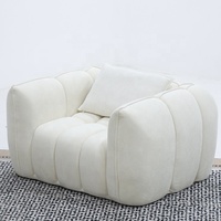 Ensemble de canapés et fauteuils de détente en mousse compressée au design américain moderne et luxueux pour le salon