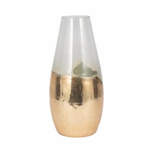 Vaso moderno in vetro a strati con design a immersione, vaso decorativo per fiori, per soggiorno, decorazioni per la casa. - Product Image 4