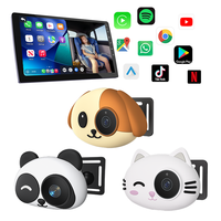 Adaptateur de voiture Cabin Care, moniteur bébé sans fil, CarPlay 2-en-1, vision de l'enfant à l'arrière, Bluetooth 5.4, USB Type-C, portable pour les États-Unis et l'UE