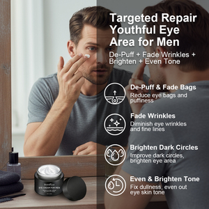 Creme para Olhos Orgânico com Nicotinamida, Cafeína, Retinol e Vitamina C, Ajuda a Reduzir Rugas e Olheiras - Product Image 4