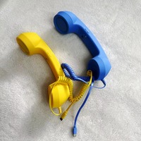 Microphone filaire avec port Type-C pour téléphone portable, streaming en direct, jeux, jaune, bleu