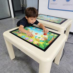 Mesa <span class=keywords><strong>de</strong></span> Juegos Táctil Interactiva Multifuncional para Niños <span class=keywords><strong>de</strong></span> 32 Pulgadas, Roja, Verde y Azul - Product Image 1
