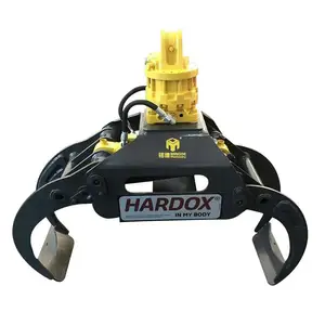 Ahşap kapmak için 1.5-20ton ekskavatör için çin lider tedarikçisi HARDOX hidrolik günlük çeneli
