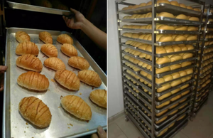 Điện <span class=keywords><strong>Gas</strong></span> Bánh Mì Quay Hot Air Baking Lò Để Làm Bánh Bánh Mì Biscuit - Product Image 4