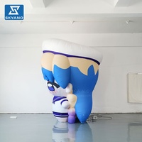 Modèle de mascotte gonflable personnalisé de personnage de dessin animé pour concerts en plein air, soutien des fans, publicité et décoration de fête