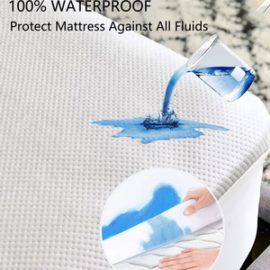 Premium Bamboo <strong>Mattress</strong> Protector Queen Size - 100% Bamboo Fabric Surface <strong>Mattress</strong> <strong>Cover</strong>, Waterproof Bed <strong>Cover</strong>, Hypoallergenic, - Product Image 2