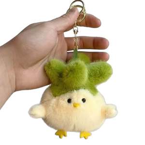 Poupée sonore d'oiseau de la paix en peluche, motif ail, souvenir culturel et créatif, cadeau, pendentif, avec message « <span class=keywords><strong>C</strong></span>'<span class=keywords><strong>est</strong></span> pas facile » - Product Image 5