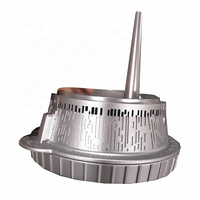 Service d'usinage OEM 5 axes CNC pièces en aluminium polissage miroir Service d'usinage anodisé argent métal tournant Prototype rapide