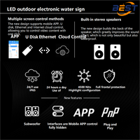 Reproductor de señalización digital LED para interiores y exteriores, batería extraíble, pantalla de bienvenida para tiendas minoristas IP65, centros comerciales, bienvenida OEM