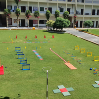 Ensemble d'équipement et d'équipement d'athlétisme pour enfants Kit complet de sports d'athlétisme pour l'entraînement scolaire