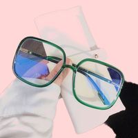 Nouvelles lunettes de vue carrées pour femmes, monture large, style rétro, anti-lumière bleue, pour la lecture