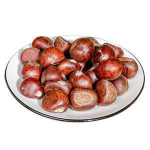 Castagne Fresche Biologiche Crude - Snack Certificato HACCP Origine Shandong Dolci Succose Croccanti Grado A Marca Baifeng Confezione in Sacchi di Iuta - Product Image 1