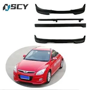 Para Hyundai I30 body kit 2009-2012 i30 Pára-choques de lábio dianteiro Lábio traseiro Saia lateral