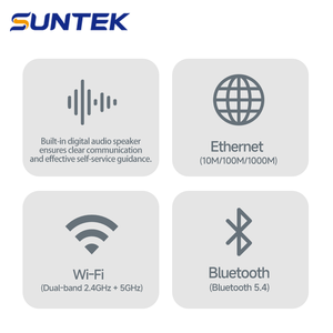 Chiosco Self-Service Suntek per Ordinazioni Alimentari con Schermo Grande, Supporto POS e Base Antiscivolo per Ristoranti - Product Image 2